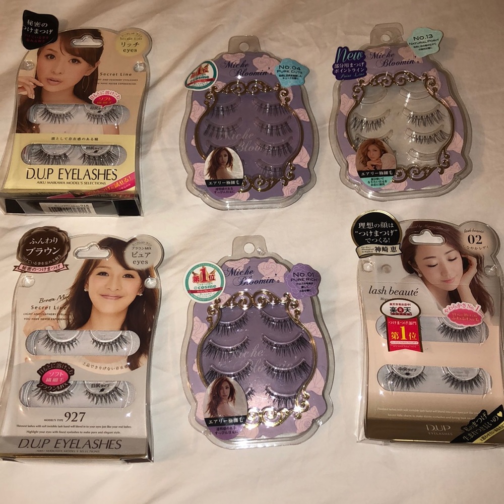 Japanese natural lashes bundle